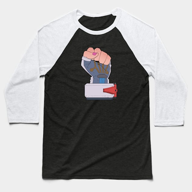 overwatch 2 Zarya fist Baseball T-Shirt by ahmedelsiddig